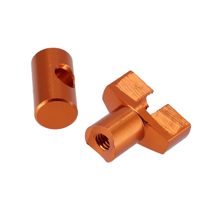 Brake Rod Nut Aluminium Anodized Orange for Simson S50, S51,
