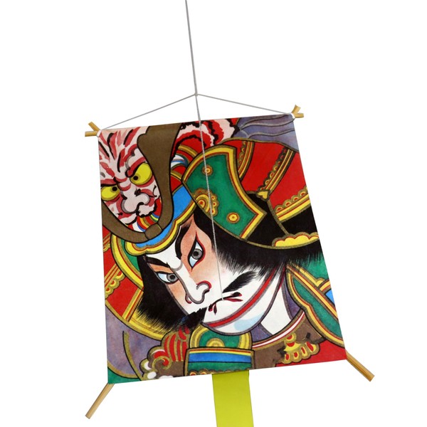 Japanese Folk Craft Japanese Kite, Handmade Mini Kite (Square Kite