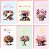 ceiba tree Mothers Day Cards with Envelopes 24pcs Happy Mother's