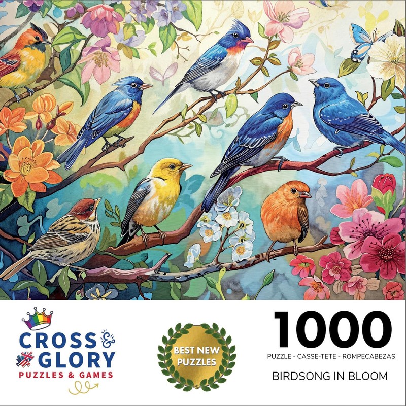 Cross & Glory - Birdsong in Bloom - 1000 Piece