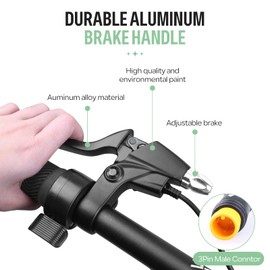 BAFANG Mechanical Brake Levers (A Pair) for Ebike, Compatible Mid Drive BBS01 BBS02 BBS-HD Motor Ebike Conversion Kit Handlebar Throttle for Power Interruption