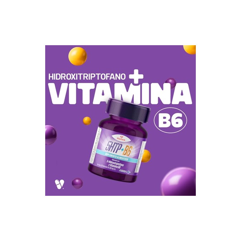 5HTP+B6 | Hecho por PiSA | 3 frascos de 90
