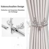 Winlauyet Pack of 4 Curtain Tiebacks Elk Design Tiebacks Curtain