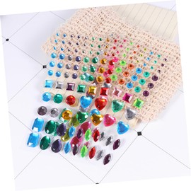 Tofficu 5sheets Acrylic Diamond Stickers for Crafts Safe for Boys and Girls for Decorating Phones Scrapbooks and School Projects Pattern
