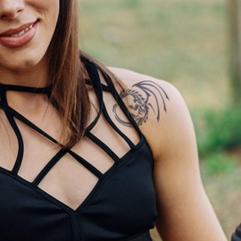 Drachen - Forever Never® | Temporäre Tattoos für Erwachsene - Hält bis zu 2 Wochen | vegan, wasserfest, EU-zertifiziert