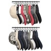 Mkono Hat Rack for Wall Wooden Baseball Caps Organizer with