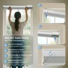 No Drill Motorized Cellular Shades with Remote, Grey 35" W