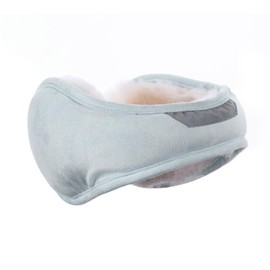 GNEGNI Winter Ear Muff for Men, Poly Fleece Thermal Ear Warmer with Reflective Stripe Ear Covers Unisex for Ladies Men