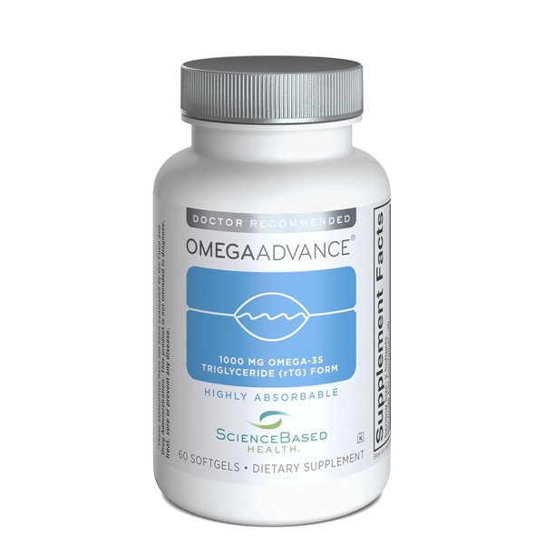 OmegaAdvance Omega-3 Fish Oil Supplement - 1000 MG. EPA DHA