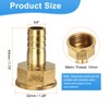 sourcing map 5pcs PEX-A Expansion Fittings 3/4" Press x 14mm