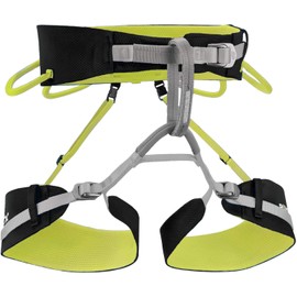 ROCK EMPIRE9 REVUS013 Men's Harness, Mountain Climbing, Climbing, Lightweight, 3-Buckle Harness, 3B Light Men, Black x Lime, S