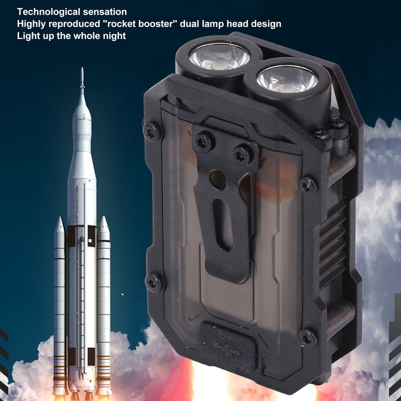 Keychain Flashlight LED Intelligent Power Display 750mAh 8 Gears with