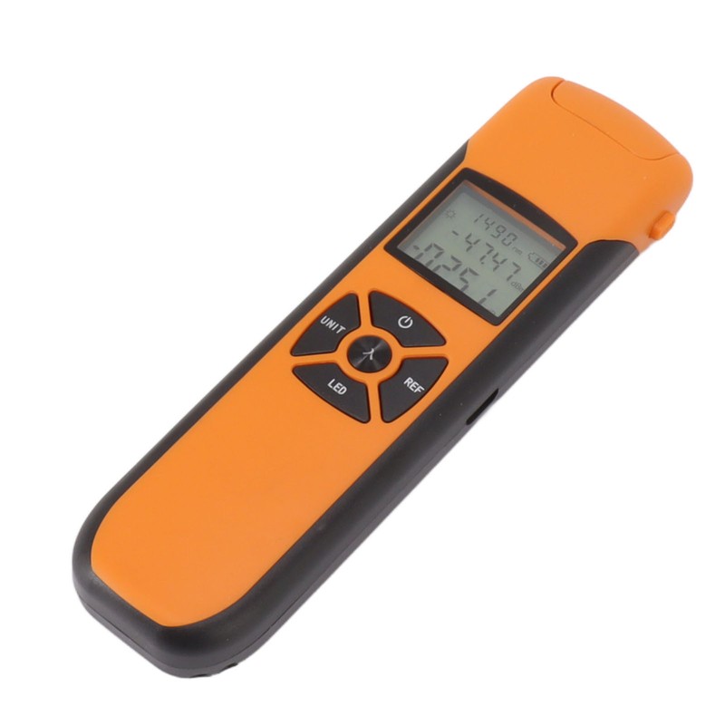 Mini Optical Power Meter High Accuracy Rechargeable Portable Fiber Optic