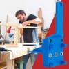 WANGCL 41Pcs Woodworking Doweling Jig Kit 6/8/10 mm Handheld Wood