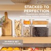Bentgo Pantry - 10-Piece Airtight Food Storage Containers, Clear, Stackable