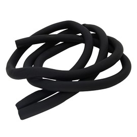 Othmro Foam Hose Pipe Insulation Air Conditioner Heat Insulation Pipe Black 13mmx9mmx1.8m 2 Pcs