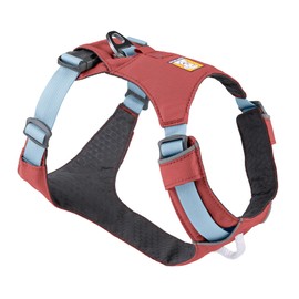 RUFFWEAR Hi & Light Dog Harness, No Pull Harness for Dogs Small, Medium, Large & XL. Fully Adjustable Lightweight Harnesses with Aluminium Lead Attachment Portal & ID Bag, Salmon Pink (XXXS, 23-33 cm)