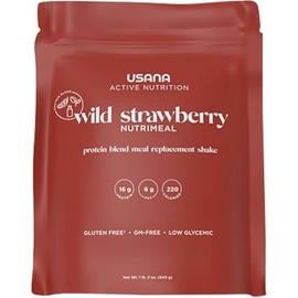 USANA Nutrimeal Fresa 540 gms | Batido Nutritivo y Sustituto de Comida Saludable | Energía y Bienestar Diario | Bajo Índice Glucémico | Sabor Natural a Fresa