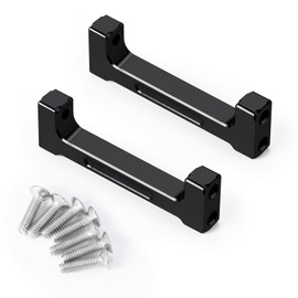 QUE-T 2pcs Aluminum Shock Mount Reinforcement Base for LOSI 1/18 Mini LMT 4WD RC Truck