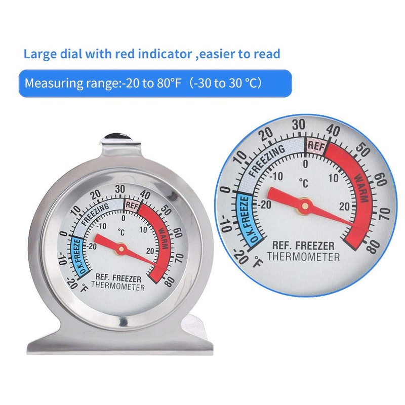 Refrigerator Freezer Thermometer Classic Series Large Dial Thermometer Temperature Thermometer