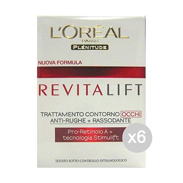 Oreal Set of 6 Revitalift Occhi Ml 15 Skin Care