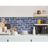 Timeet Blue Brick Wallpaper Peel and Stick Wallpaper 17.7" x