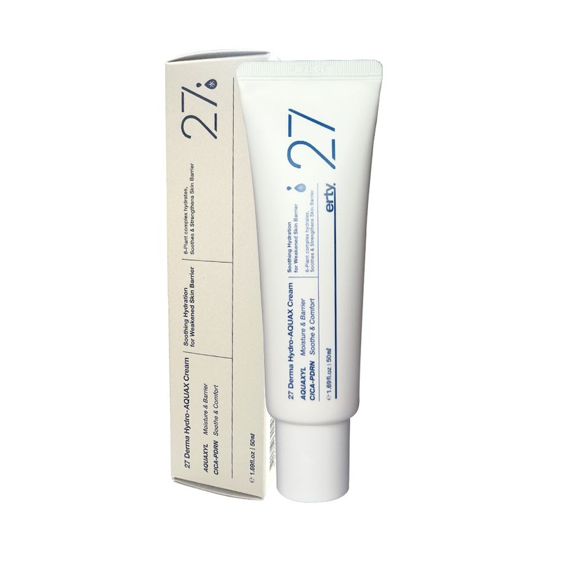 Erti 27 Derma Hydro AquaX Cream 50ml Moisture Skin Barrier
