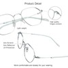 VisionGlobal Blue Light Blocking Glasses for Computer Reading or Gaming,