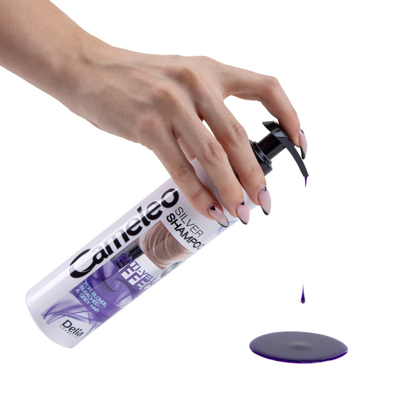 Cameleo - Silver shampoo - no yellow effect - for