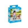 PLAYMOBIL 71739 Jeune Fille Rolleuse with Retriever