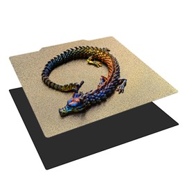 G-hubble 470x470mm Cr 10 Maximum,Cr10 Max Double Sided Textured PEI Sheet Flexible Spring Steel Build Plate with Magnetic Base for CR10 Maximum 3D Printer.