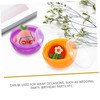 UPKOCH 50pcs Egg Machine Egg Shell Plastic Wrapping Ball Plastic