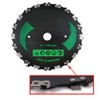 (2pack) 9" x 20T Chainsaw Tooth Brush Blades Green -