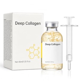 Sérum Facial Colágeno y Péptidos, Deep Collagen, Serum Facial CoreanoReafirma, Hidrata e Ilumina la Piel, Cuidado Antiedad para Todo Tipo de Piel     
