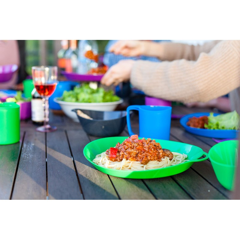 Lifeventure Ellipse Plastic Plate For Camping, Travel & Outdoor -