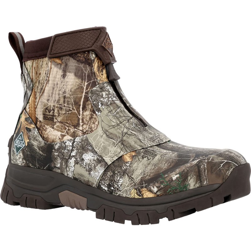 MUCK Men's RealTREE Edge™ Apex Mid Zip Ankle Boot, Realtree