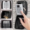 CROWNSHOP Key Cabinets Key Safe Wall Mounted Key Lock Box