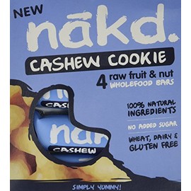 Nakd Bars Cashew Cookie 4 x 35 g (Pack of 3, Total 12 Bars)