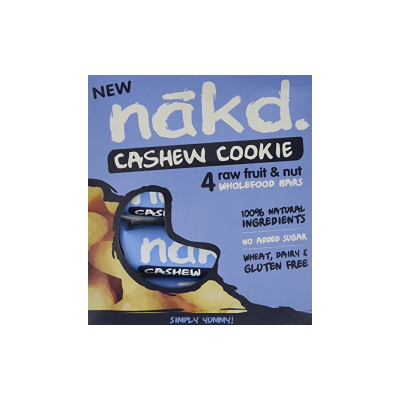 Nakd Bars Cashew Cookie 4 x 35 g (Pack of