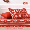 YIYEA Christmas Comforter Set, 7 Pieces Bed in a Bag,