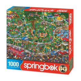 Springbok's 1000 Piece Jigsaw Puzzle The Dog Park - Made in USA