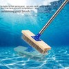 MEIBEI Deck Brush, Stainless Steel Wire with Long Handle 57",