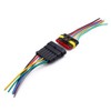 Automotive Electrical Connector Kit, Assorted 3/4/5/6 Pin Male and Female