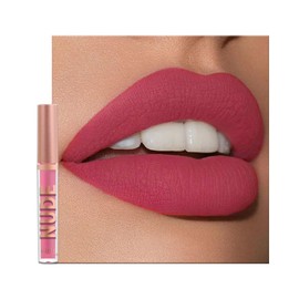 LYNTYAOU Non Sticky Lipgloss, Hot Pink Liquid Lipstick, Matte Red Lips Balm Bright Color Lip Gloss, Creamy Texture Lipsticks, Silky Not Fade Lip Stain, Christmas Gifts for Women
