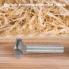 Router Bit Blade Diameter 16mm VShaped Tungsten Steel Engraving Milling