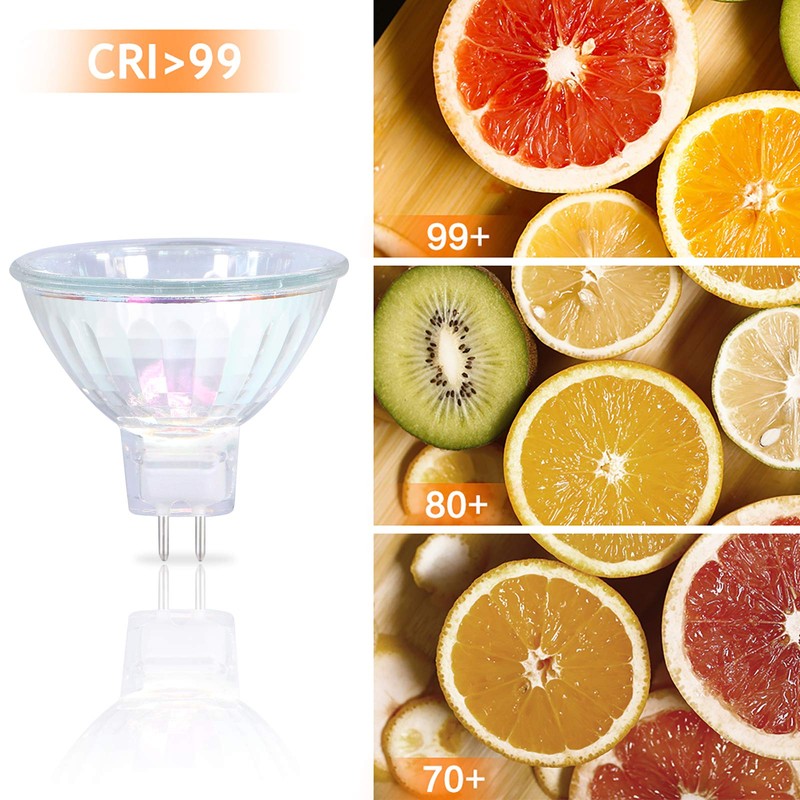 GMY MR16 Halogen Light Bulb 50W 12V GU5.3 Base, 720