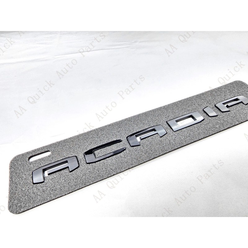 GMC 1PC Gloss Black Door Rear Tailgate Acadia Letter Emblem