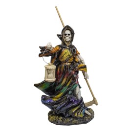 Imagen De Resina Santa Muerte Reloj De Arena