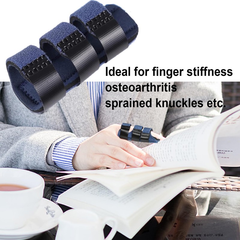 Reppkyh Finger Splints Trigger Finger Braces for Ankle, Pack of