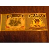 pair of refugee bean can labels from early 1900 beautiful